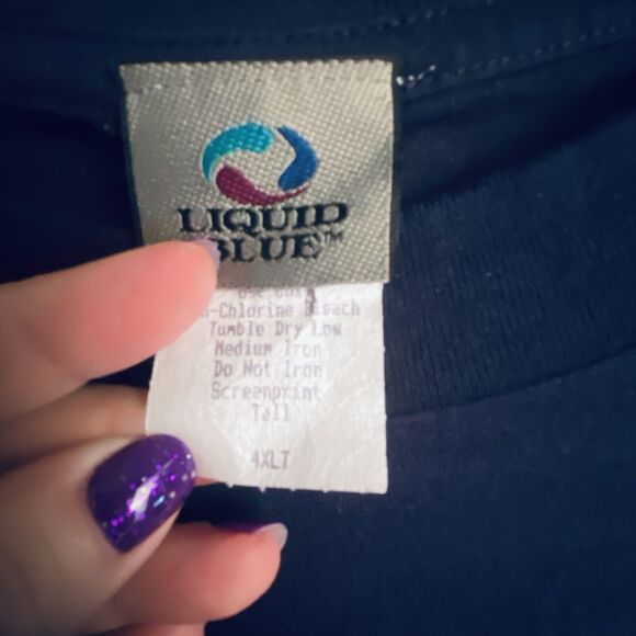 Vintage Liquid Blue Monty Python Shirt Mens Size 4XL Flying Circus Movie Tv Show - Picture 2 of 7